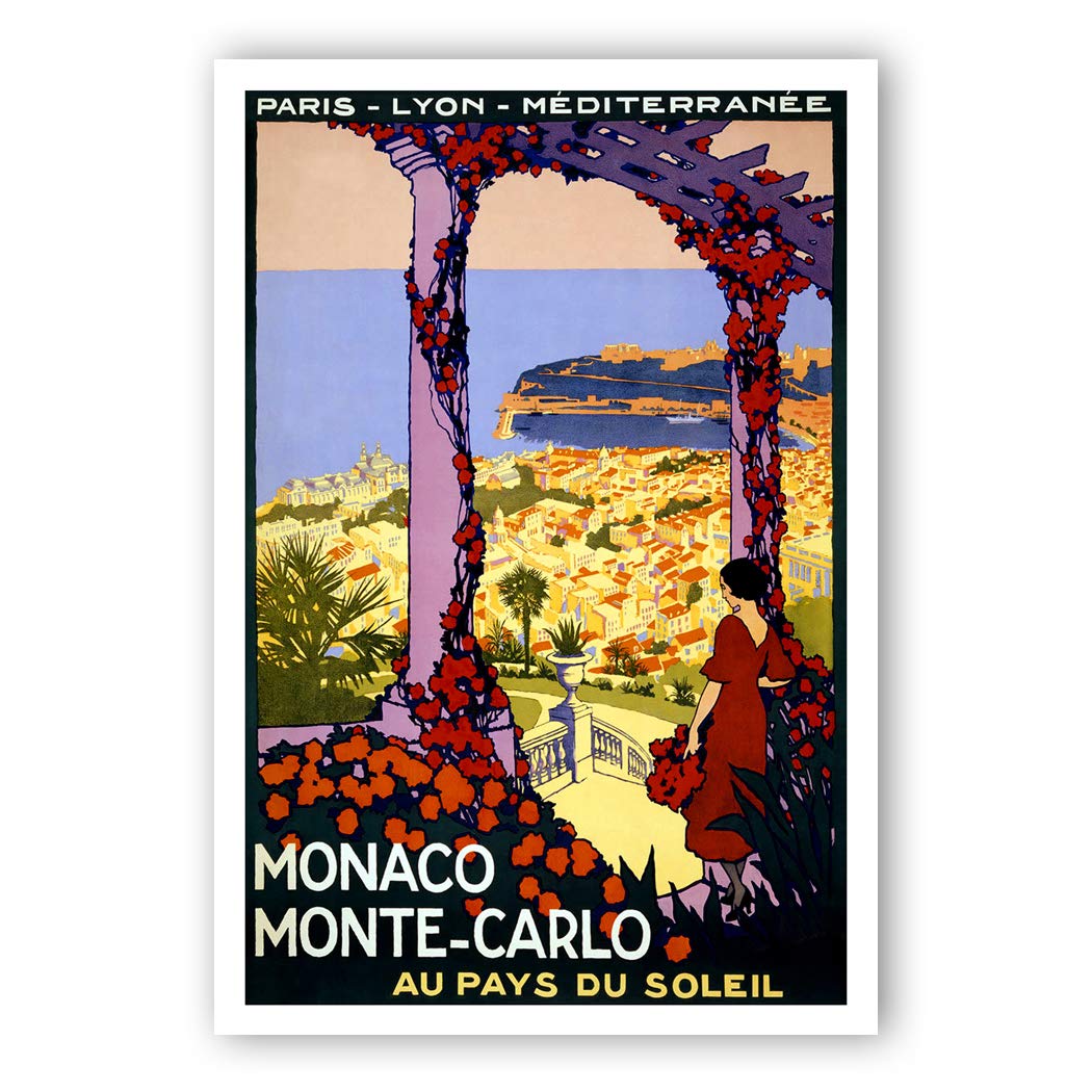 Amazon | VINTAGE TRAVEL POSTERS ポストカード 20枚セット オリジナル